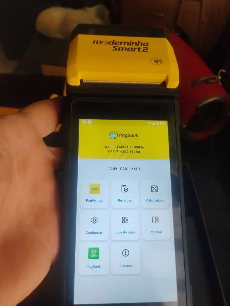 2 Máquinas de cartão Pag Bank  - Foto 4