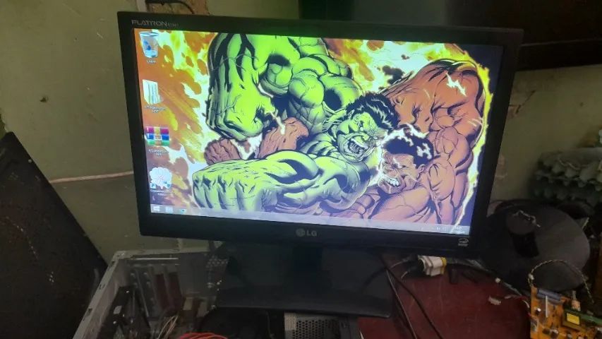 Monitor LG Flatron E1941c 18,5pol Led Lcd Wide Vga - Foto 2