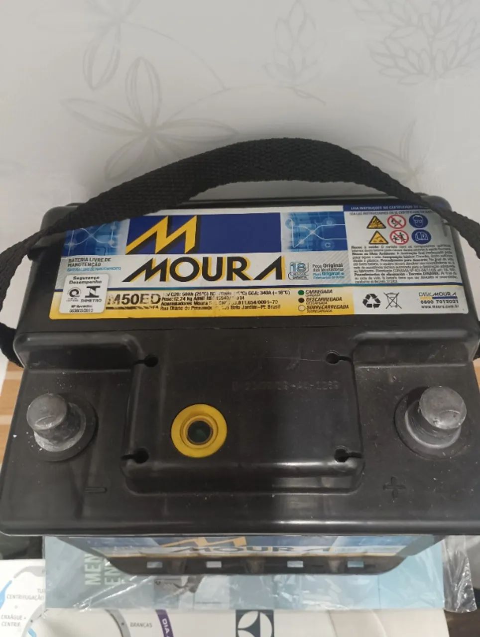 Bateria de carro Moura 60 Ah Original  - Foto 4