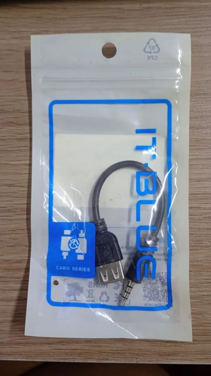 CABO USB FEMEA +P2 MACHO 