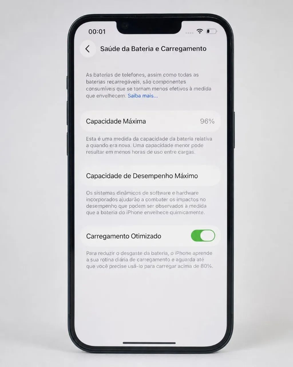 Iphone 13 256gb - Meia Noite + 6 capinhas e cabo original - Foto 5