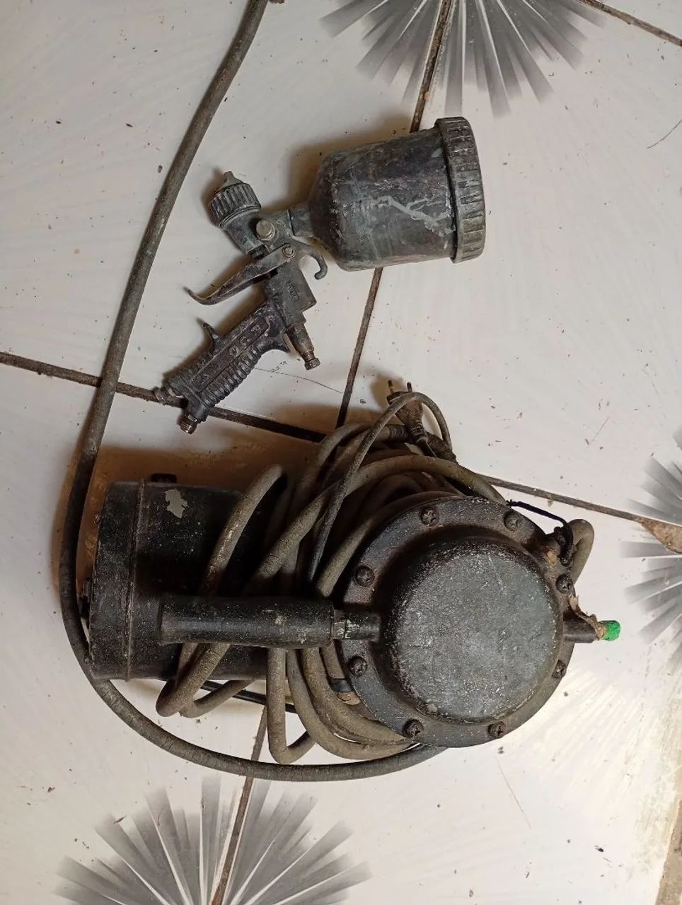 vendo esse compressor com a pistola  - Foto 4