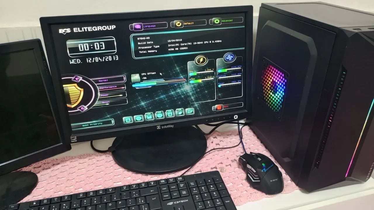 Pc pra estuda e jogos leve   - Foto 4