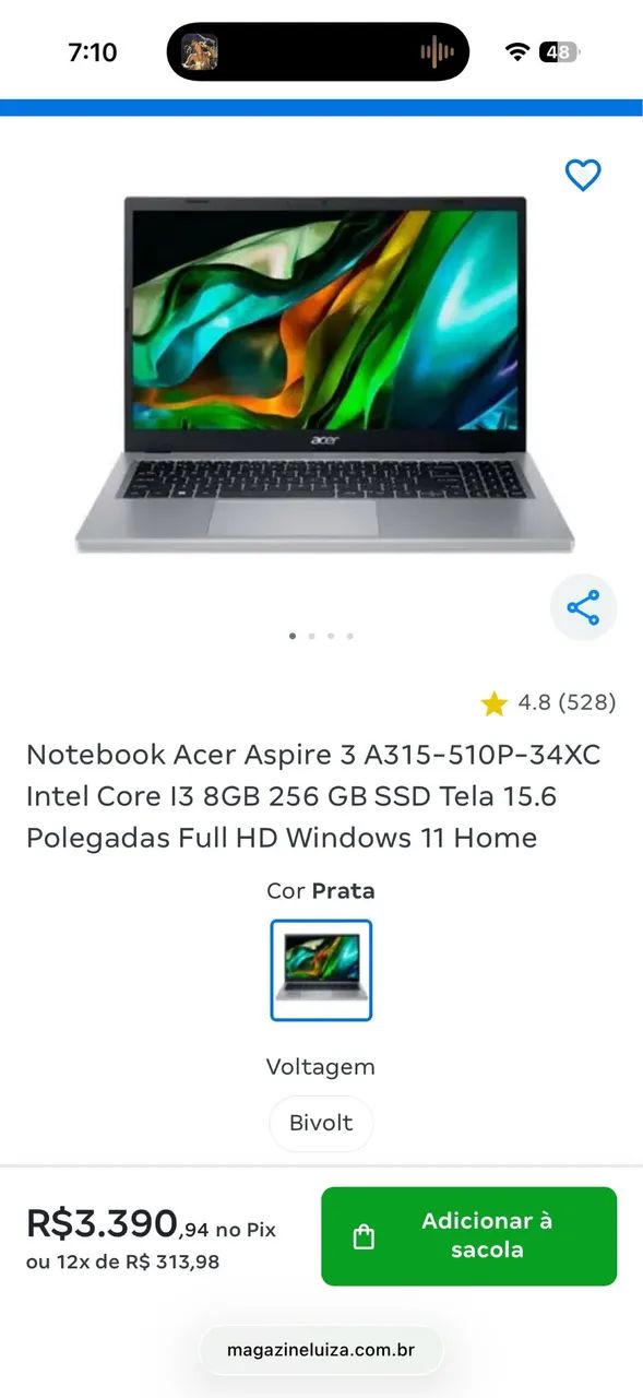 Notebook Acer Aspire 3 - Foto 5