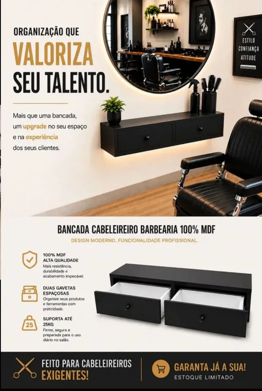 Bancada suspensa  - Foto 3