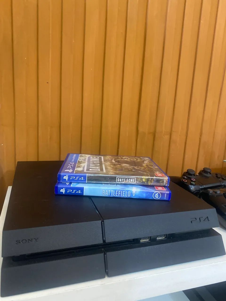 PS4 2 CONTROLES ORIGINAIS ACEITO CARTÃO  - Foto 3