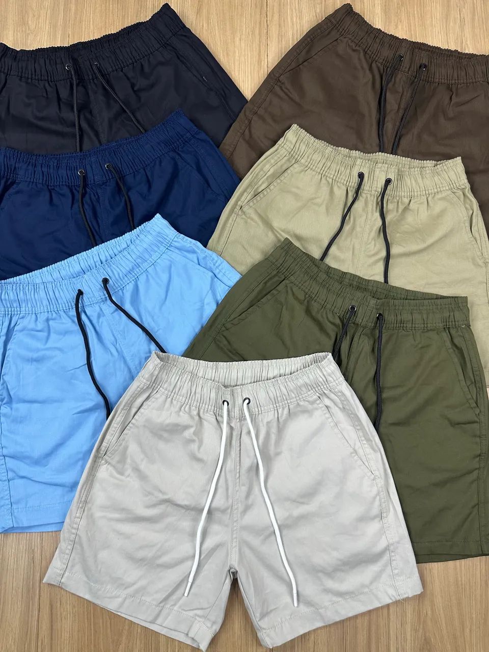 Short sarja masculino 