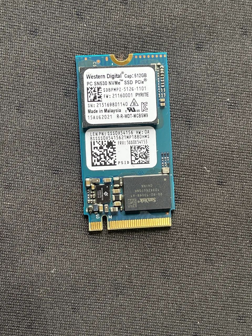 Ssd 2240 512gb western digital - Armazenamento - Icaraí, Niterói