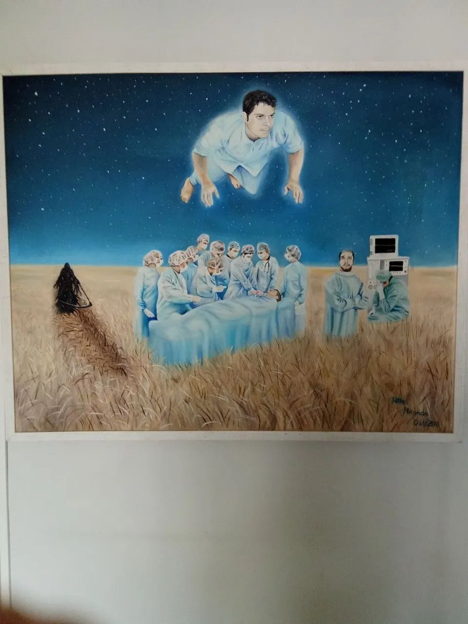 Quadro Óleo Sobre Tela - O Espírito Regresso  - Foto 4