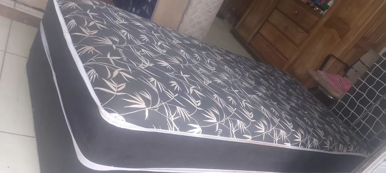 Cama Box Solteiro Mola com Espuma - Com Pés (ENTREGA GRÁTIS) - Foto 3