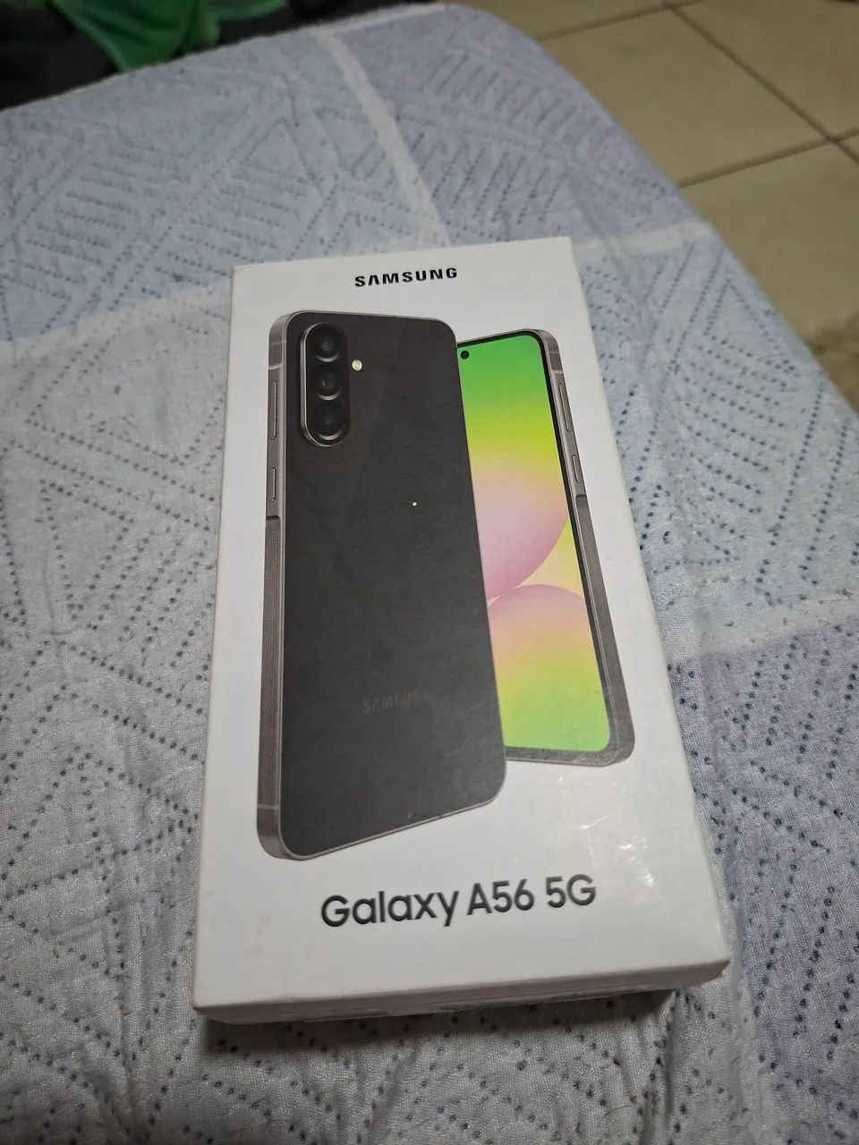Celular A56 128GB preto 