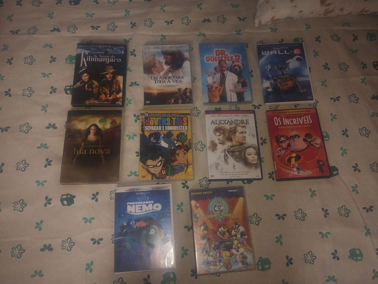 LOTE COM 10 DVDs ORIGINAIS 