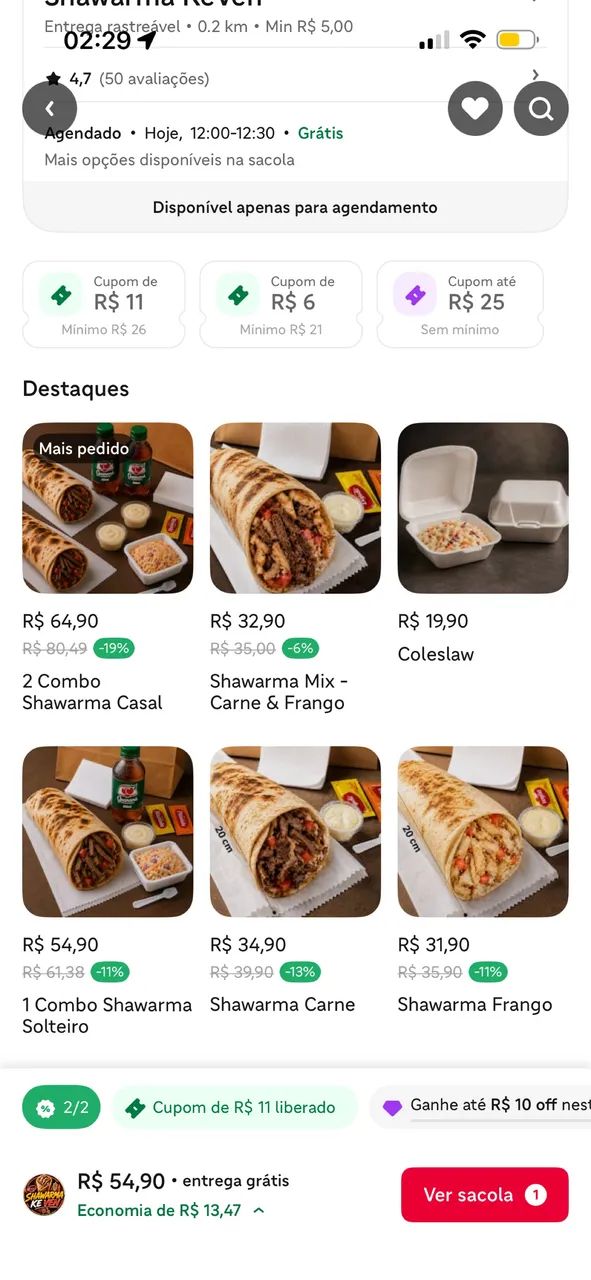 SHAWARMA LEME-SP ENTREGA GRÁTIS  - Foto 3