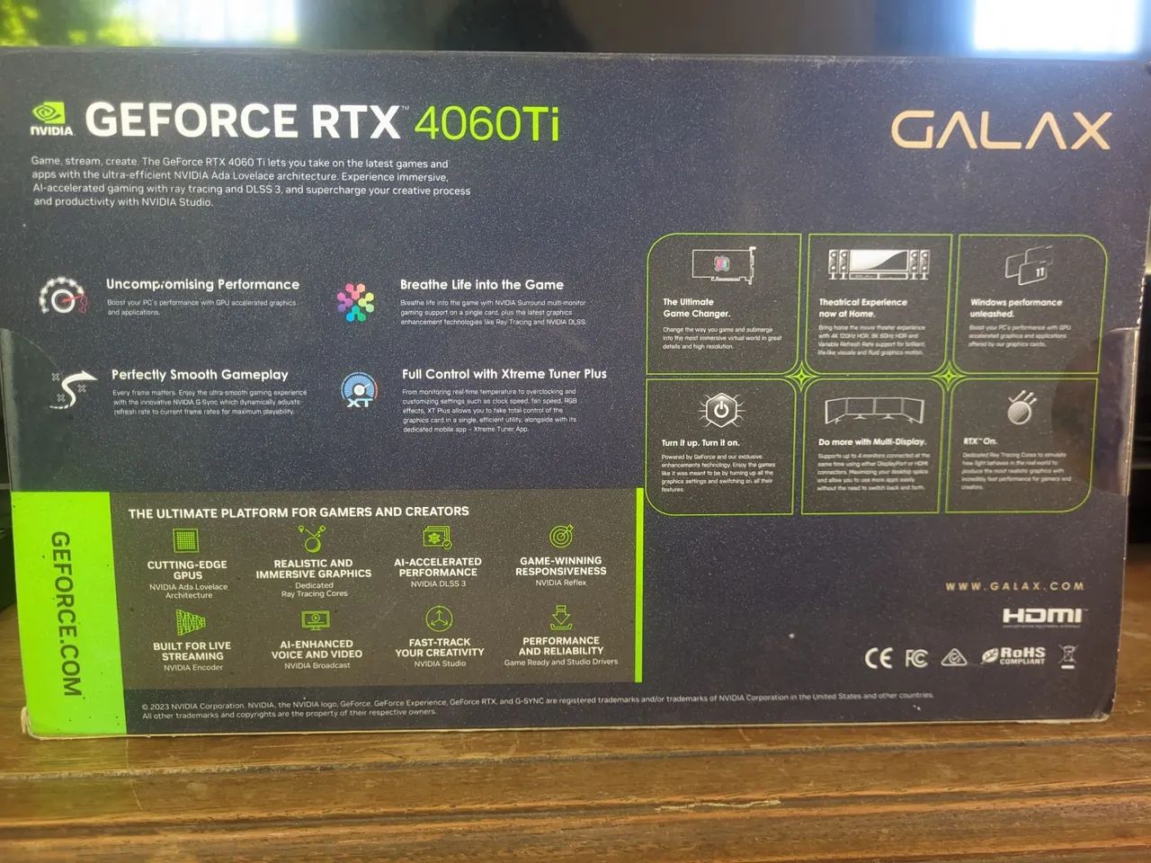 Caixa RTX 4060ti Galax - Foto 2