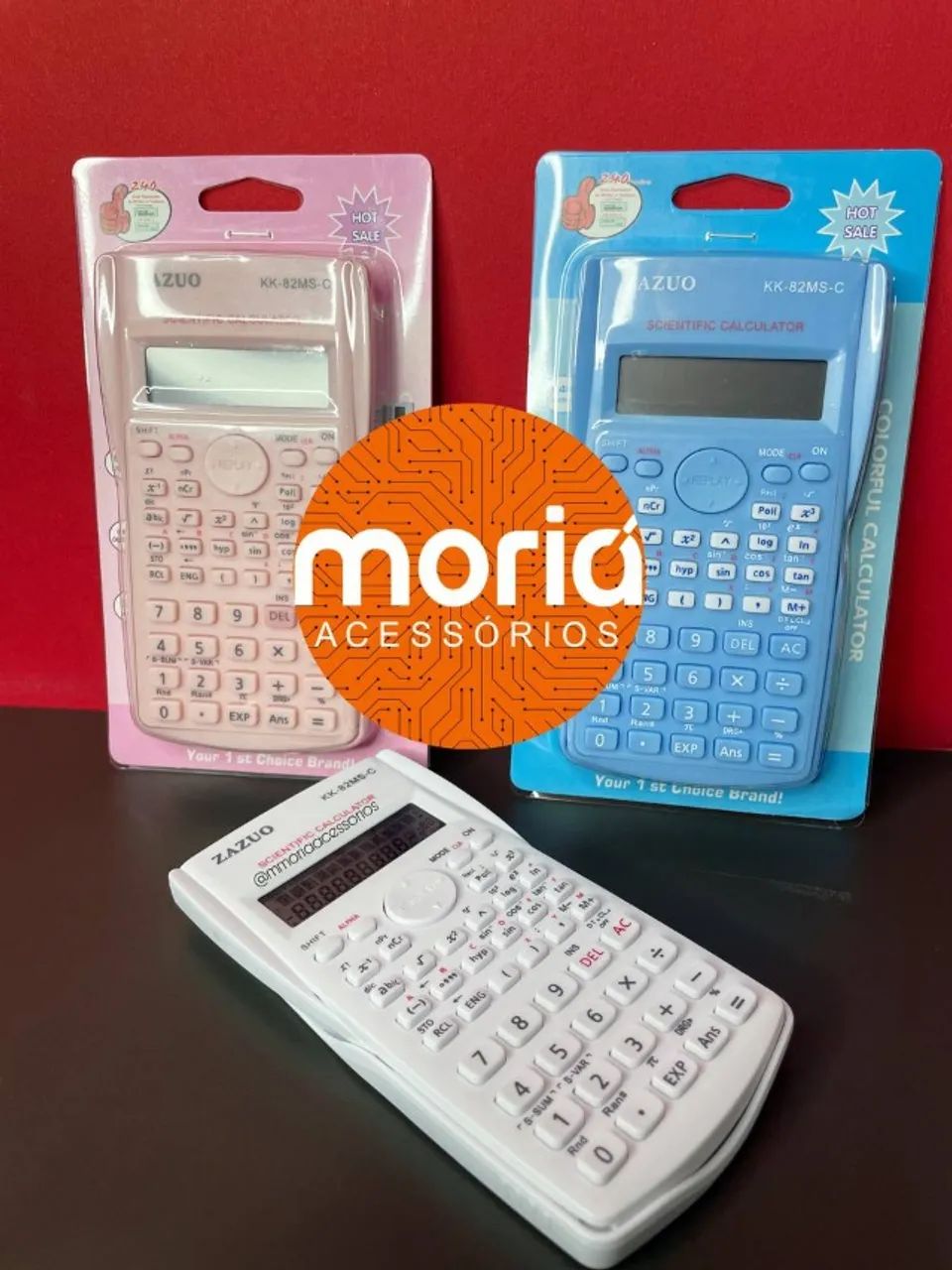 Calculadora Cientifica 82ms 240 Funções Display 2 Linhas com capa protetora Estudante - Foto 3