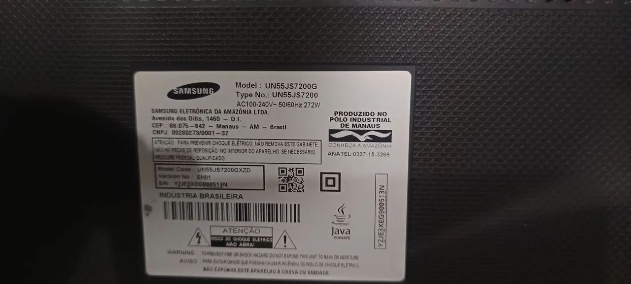 Tv Samsung 55 para retirada de peças  - Foto 2