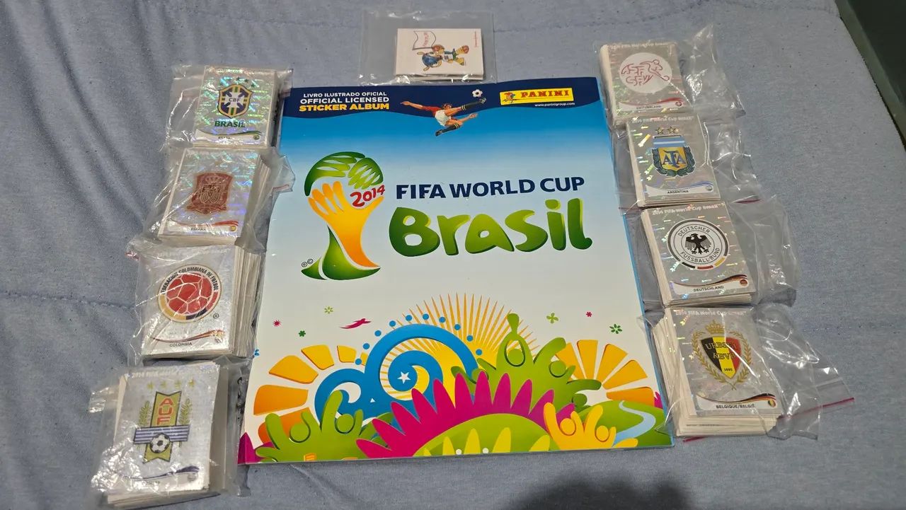Set Completo Copa 2014 + Album Capa Mole