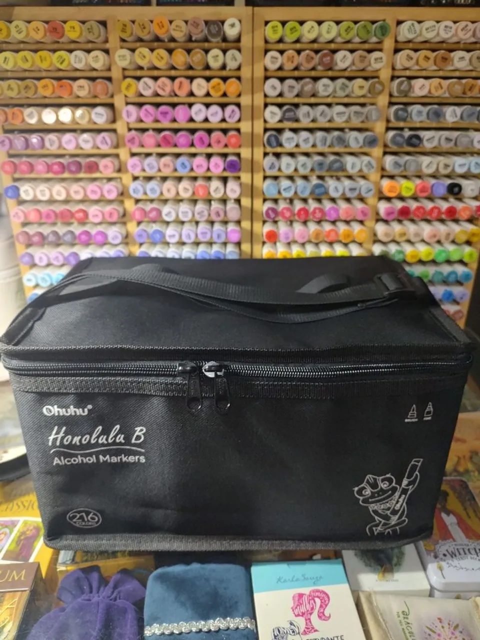 Canetas marcadores Ohuhu Honolulu B 216 cores - Foto 2