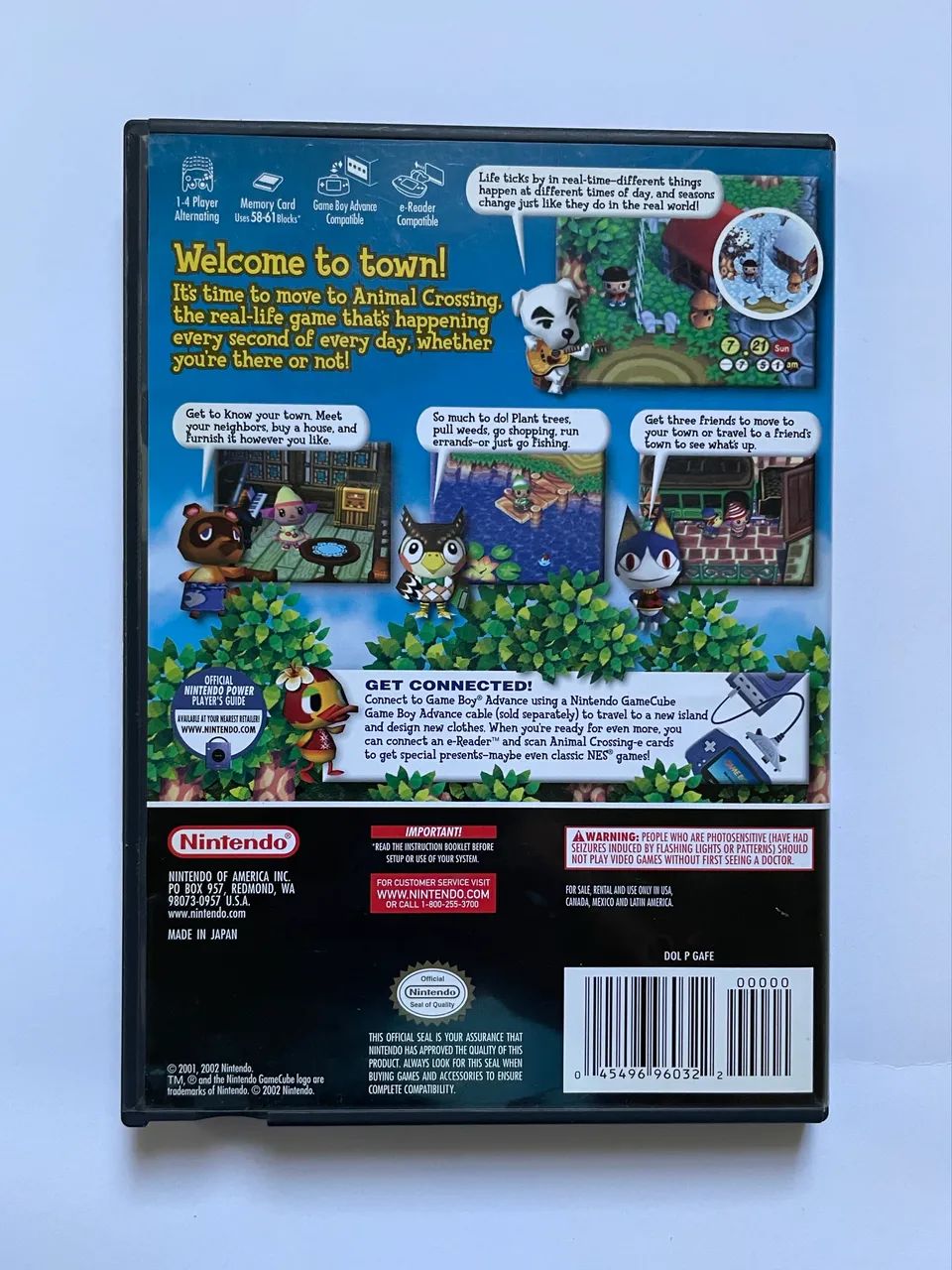 Jogo Animal Crossing para Gamecube com Memory Card Original - Foto 3