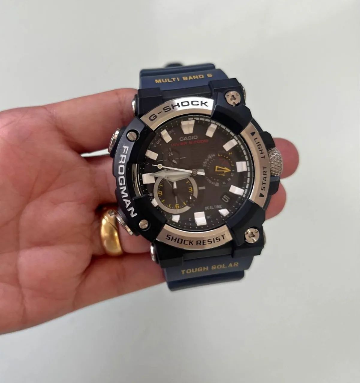 RELÓGIO CASIO G SHOCK FROGMAN CARBON CORE GUARD GWFA1000 ORIGINAL 