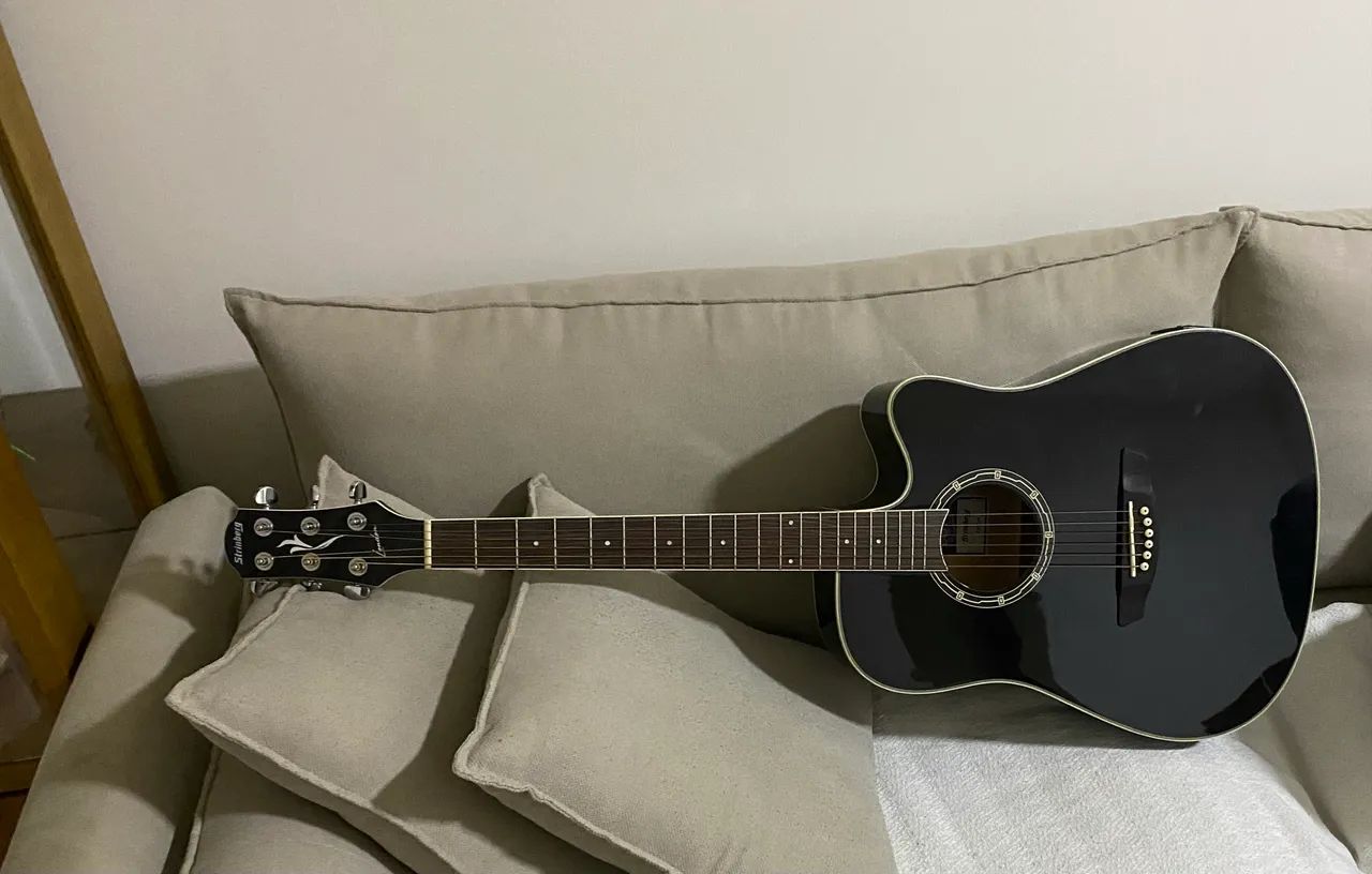 Violão strimberg elétrico excelente  - Foto 2