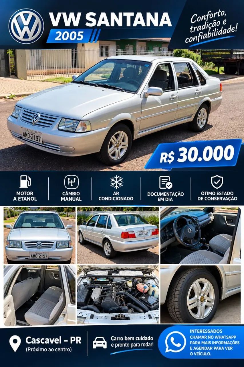 Volkswagen Santana 2.0 MI 2P E 4P 2005