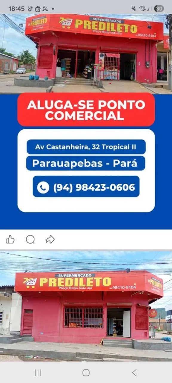 ALUGA-SE PONTO COMERCIAl