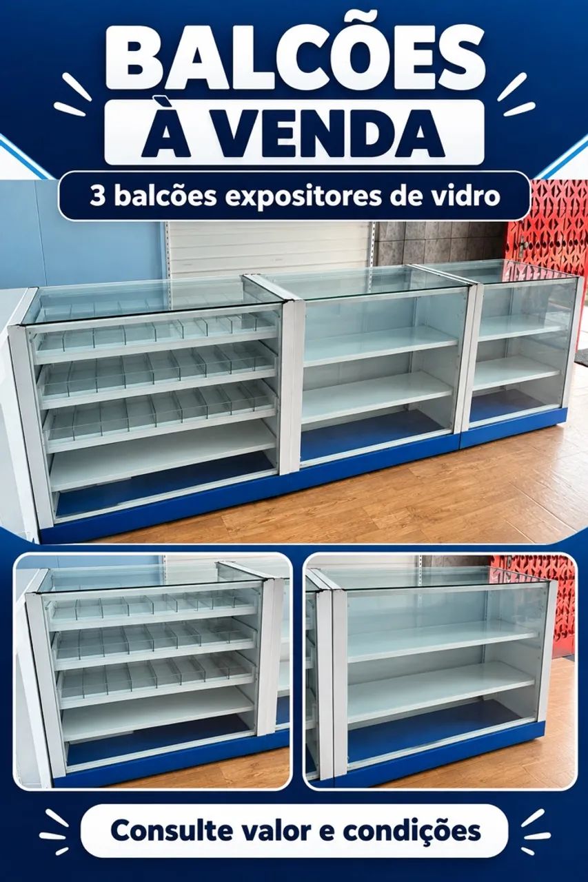 Balcão expositor 