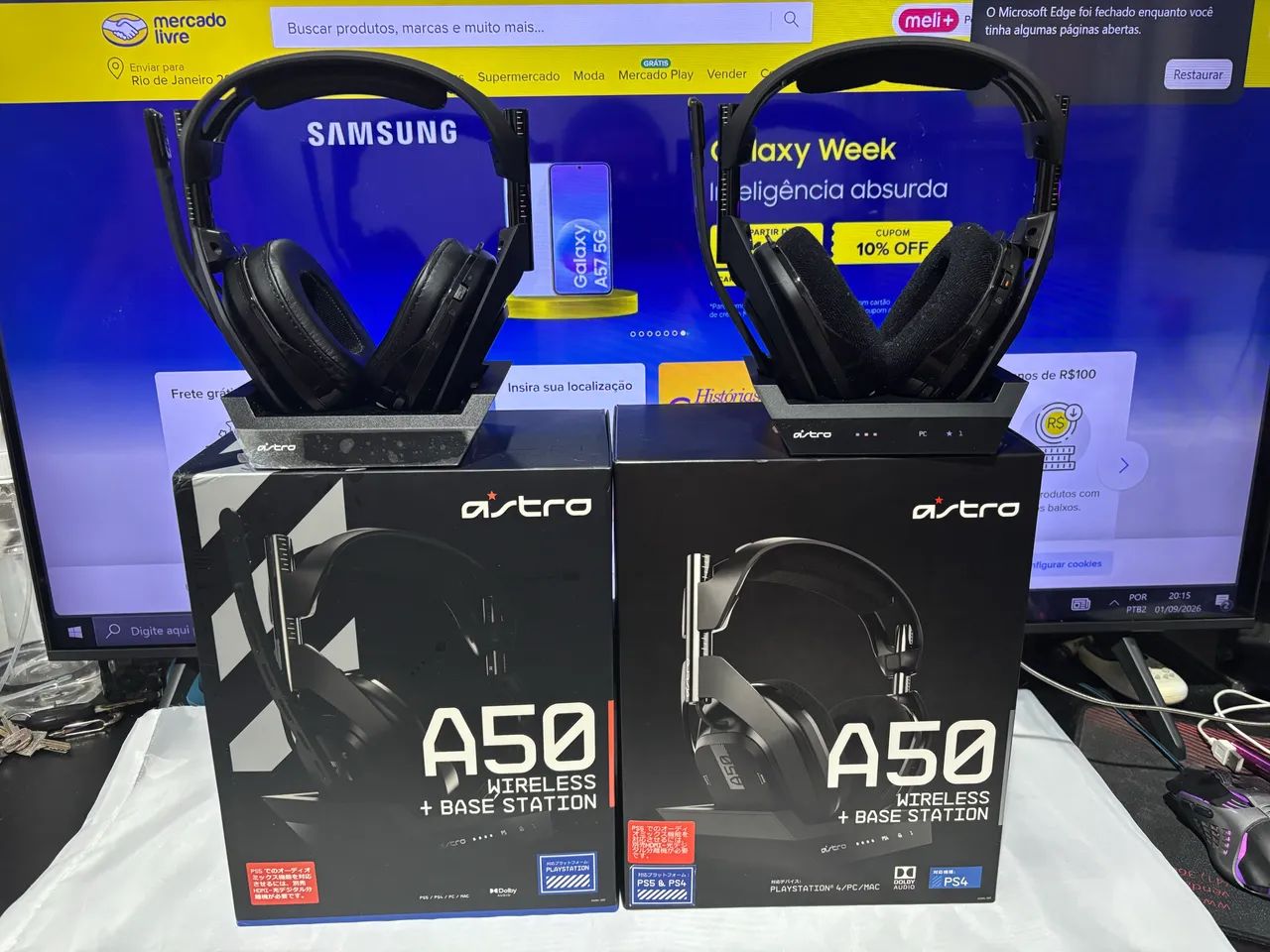HEADSET ASTRO A50 4Gen - Foto 2