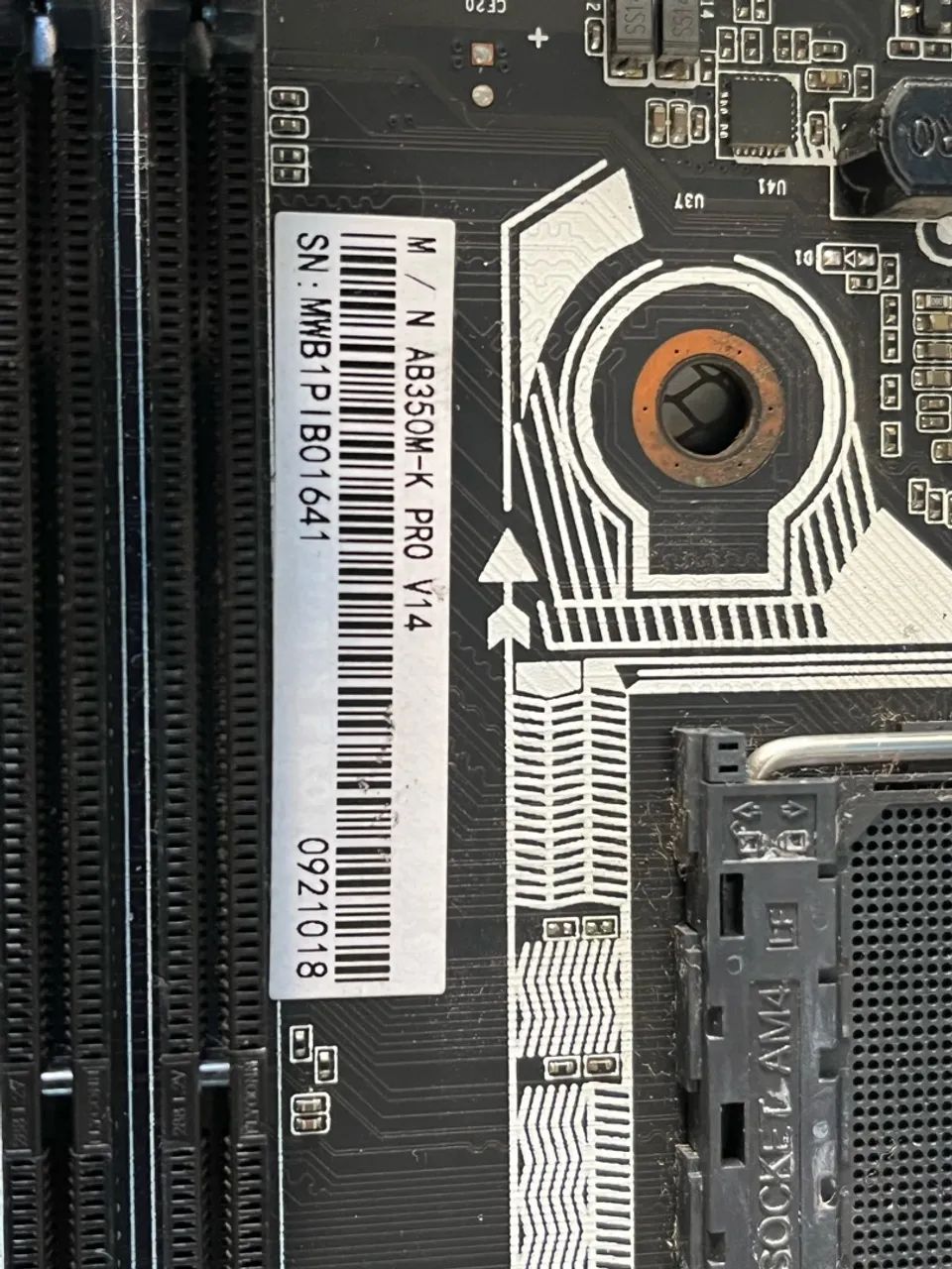 Placa Mãe AB350M-k pro - Foto 2
