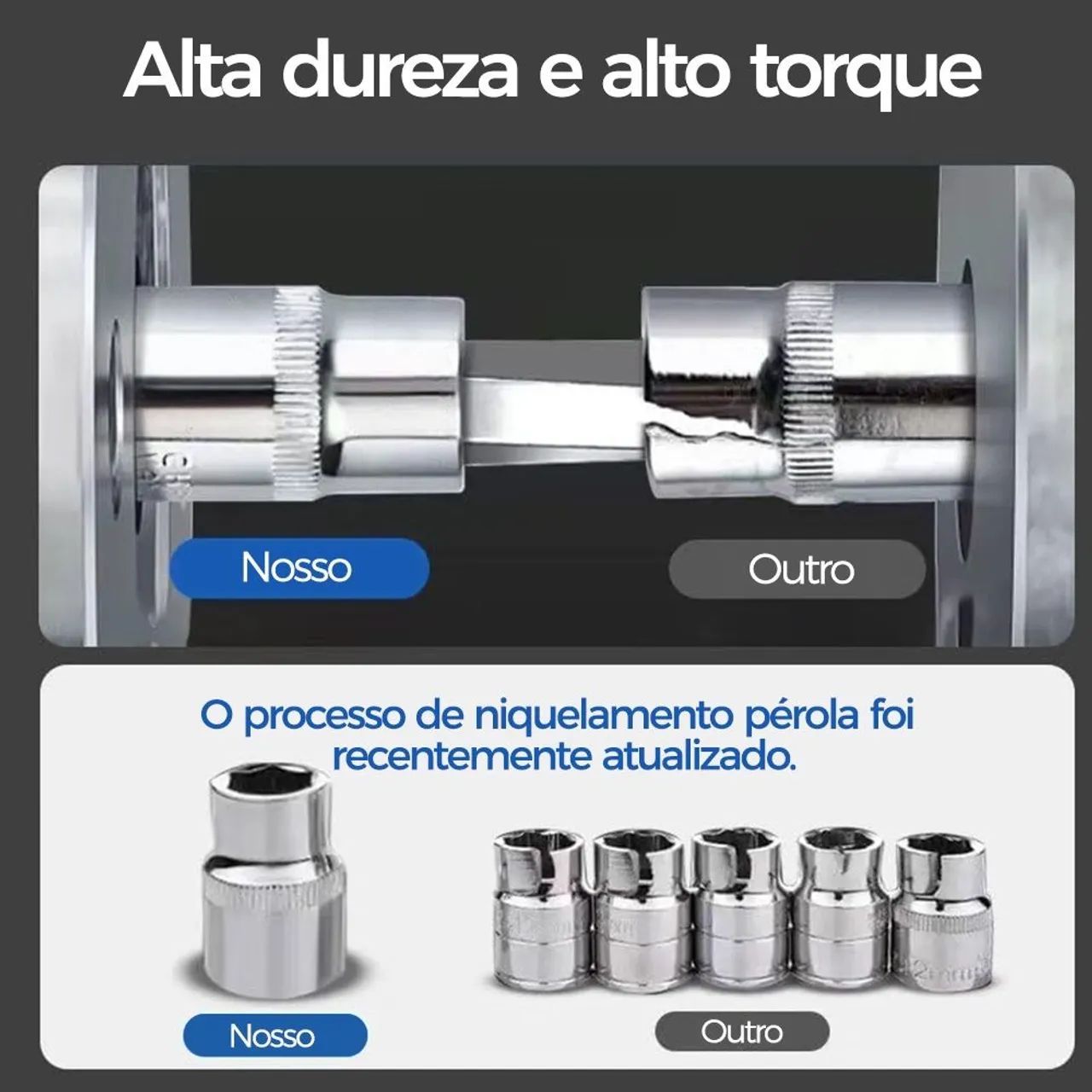 Maleta de ferramentas profissional com 222 - Foto 2