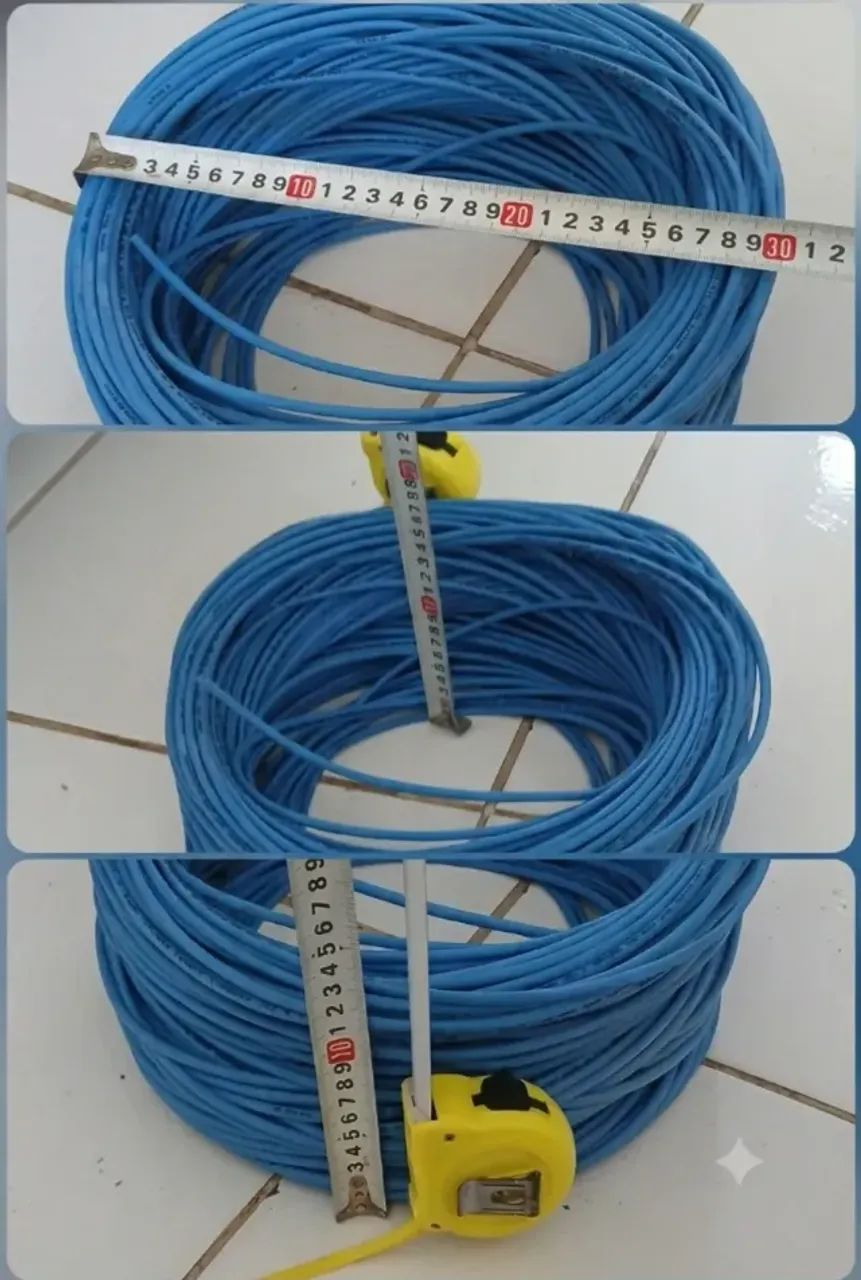 Cabo de Rede SilFios Cat5e Azul +250m+ R$1metro 