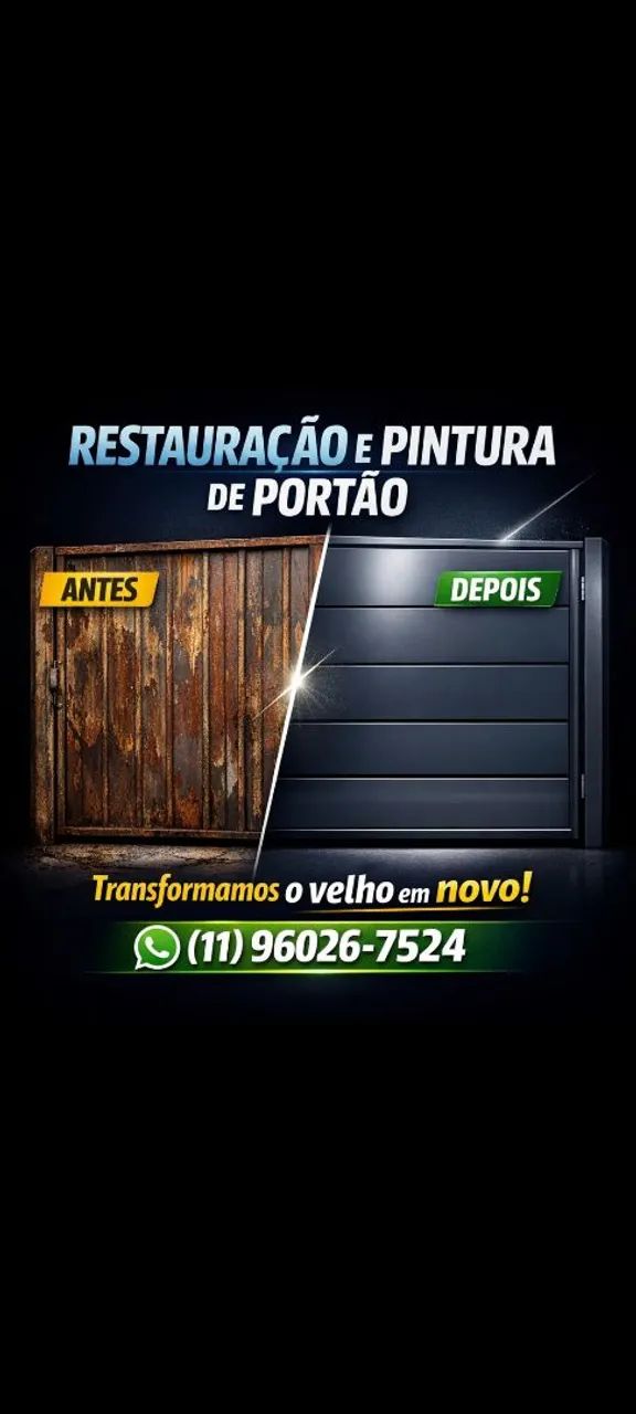 RESTAURAÇÃO & PINTURA PORTÕES 