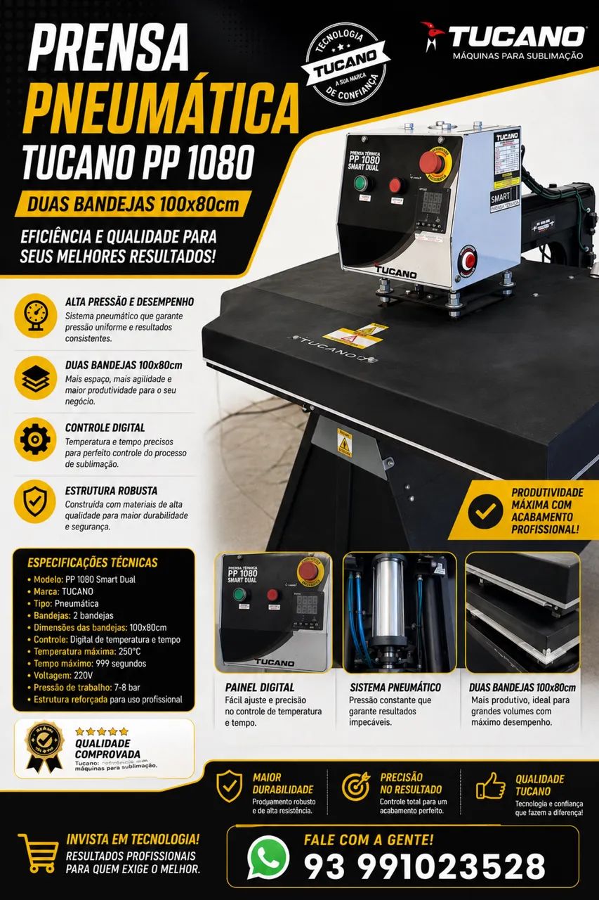 Prensa pneumática 