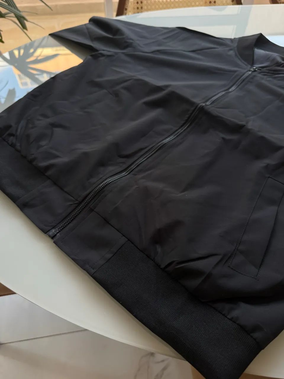 Jaqueta Bomber Preta Slim Premium - Nova (P) - Foto 3