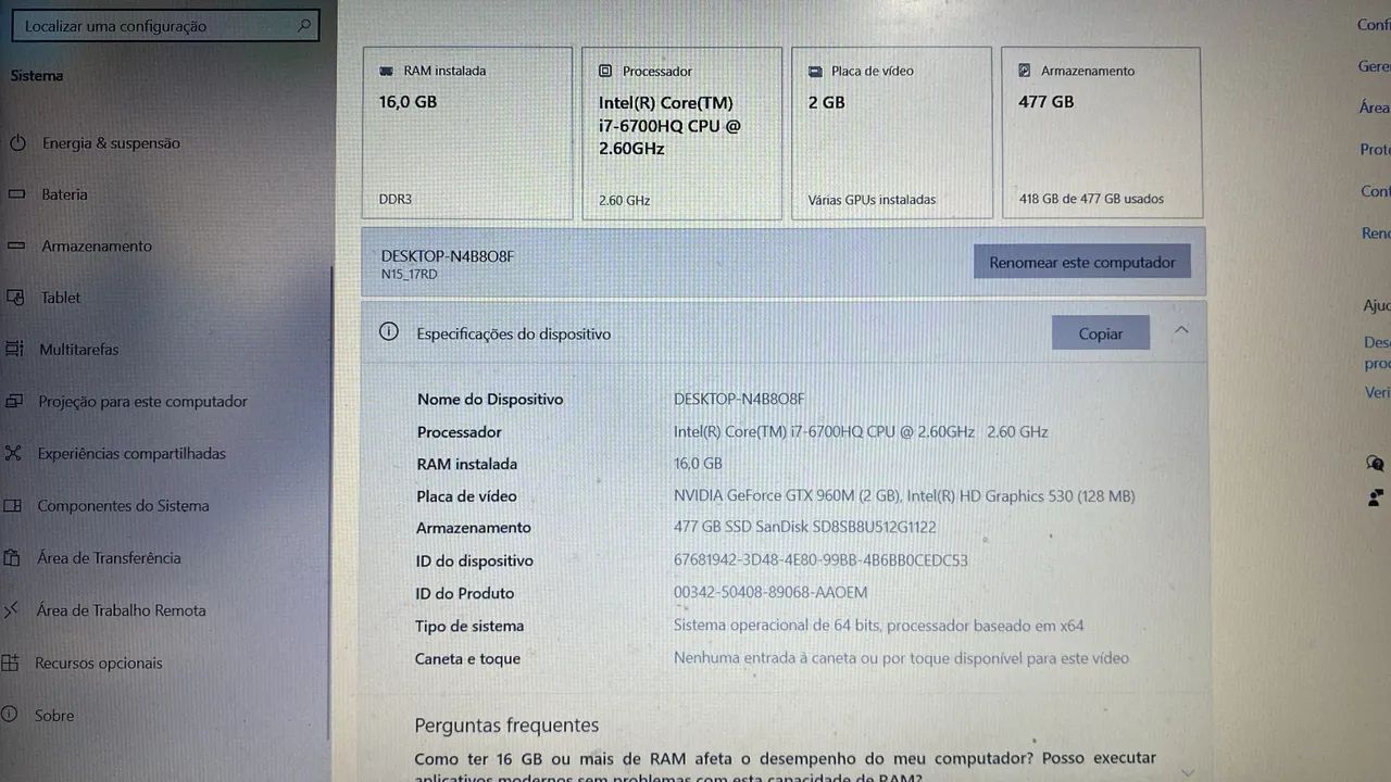 Notebook gamer i7 - Foto 3