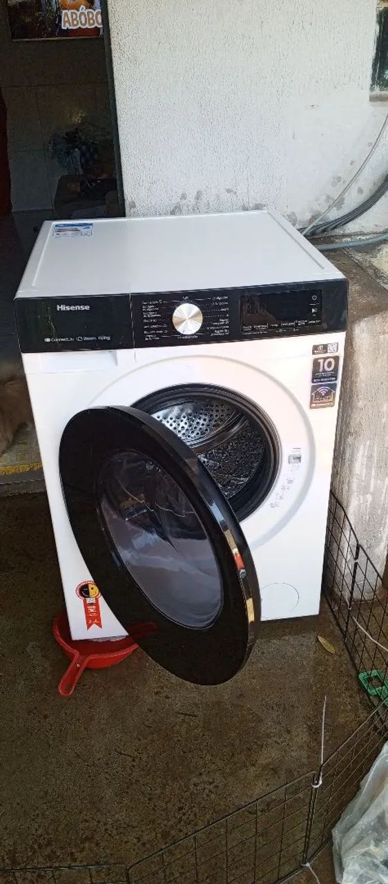 Máquina de lava e seca hisense 