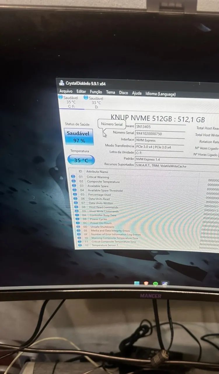 SSD NVME 2.0 512gb - Foto 2