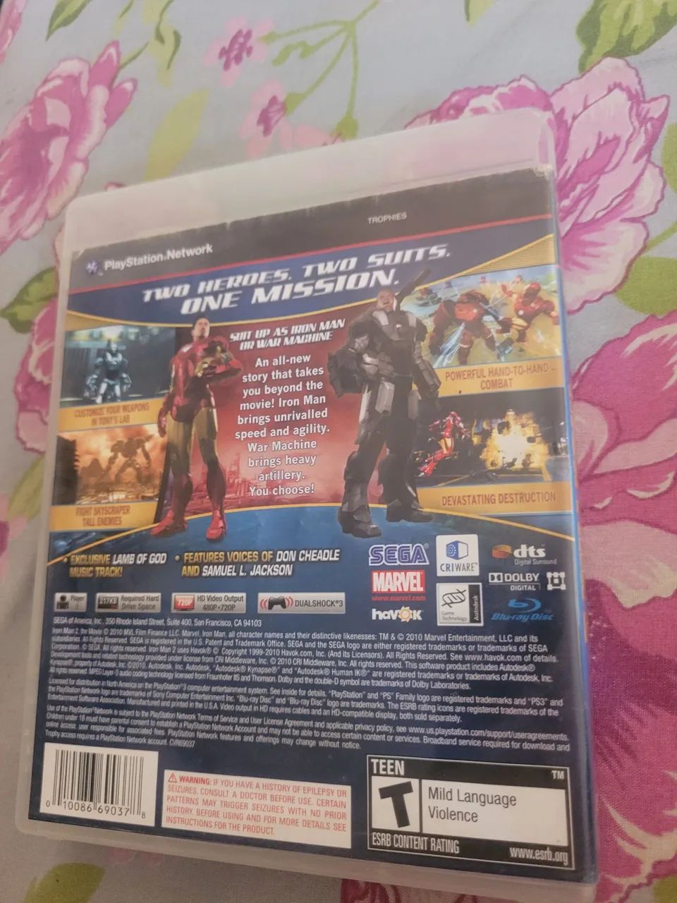 Jogo Ps3 Original Iron Man 2 - Usado - Foto 2