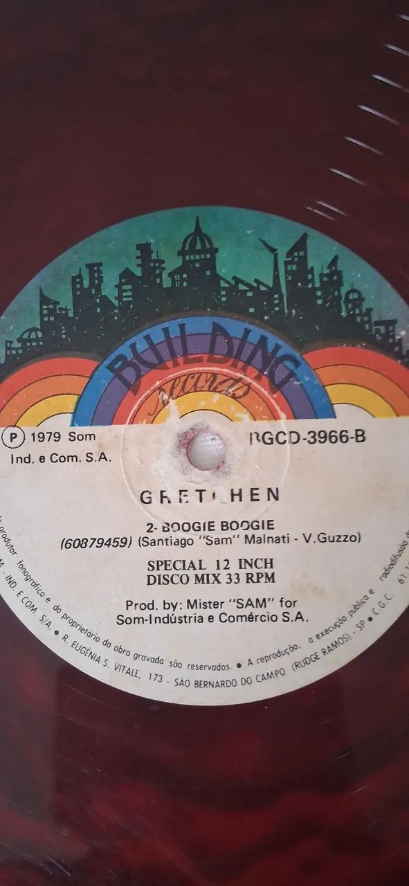 Lp single gretchen "freak le bom boom" e "boogie,boogie" usado. - Foto 3