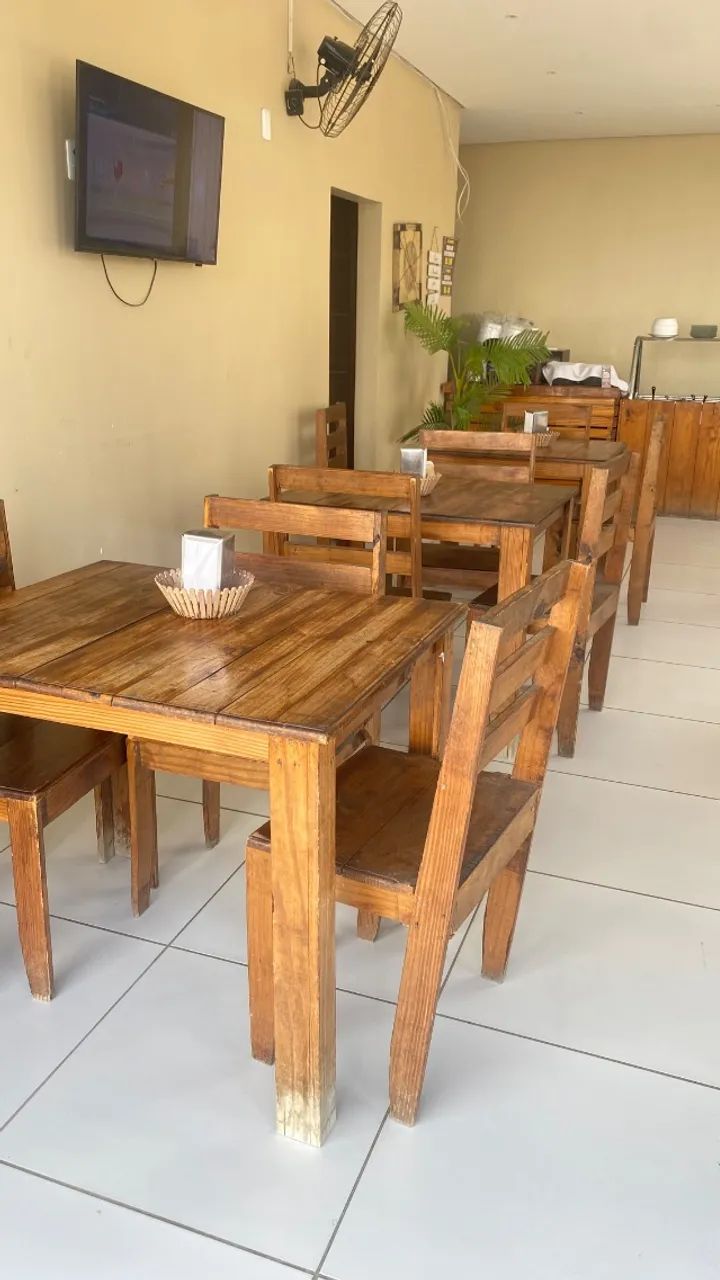 Mesas com 04 cadeias  - Foto 4