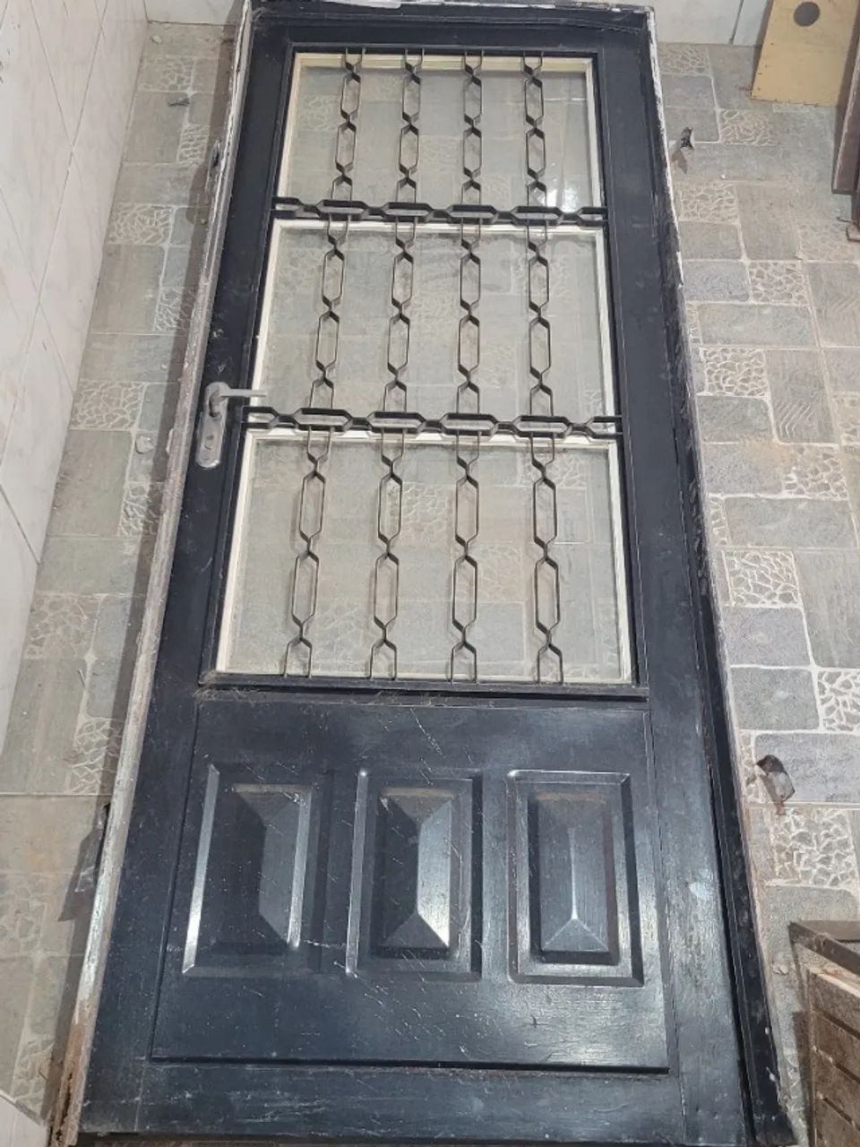 porta de ferro 