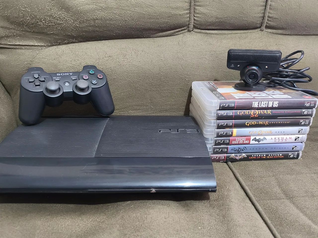 PS3 Super slim + jogos e brinde