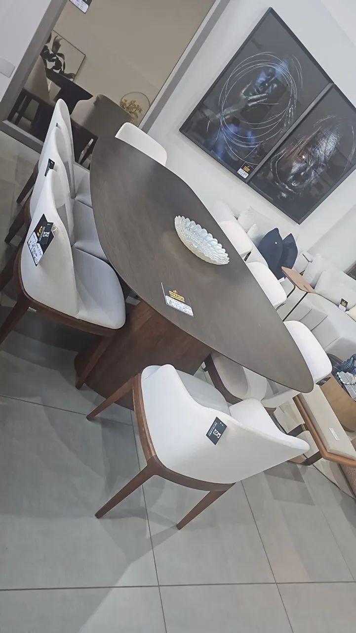 Mesa de jantar orgânica 2,20x1,30 J Marcon  - Foto 5