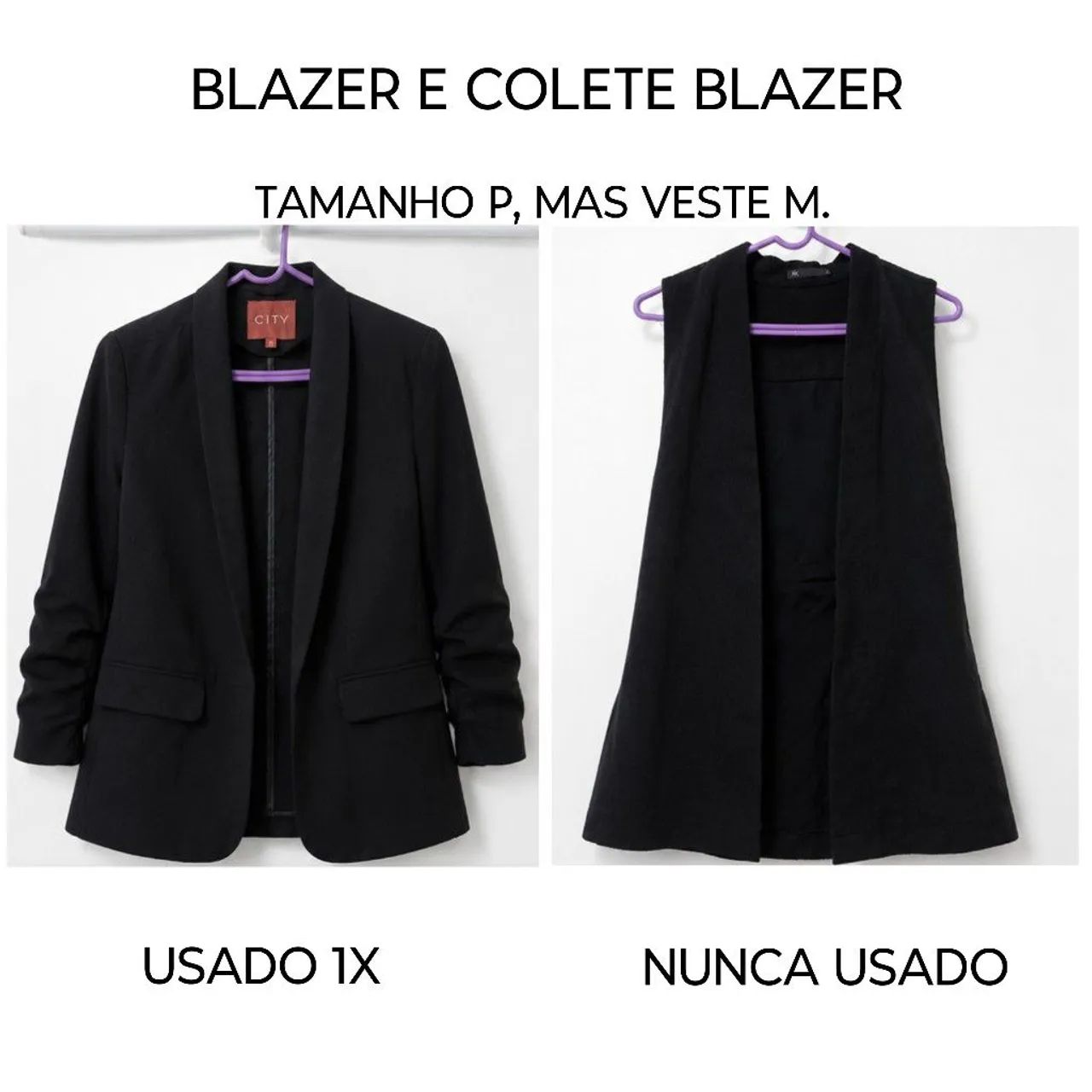 Blazer e Colete Blazer