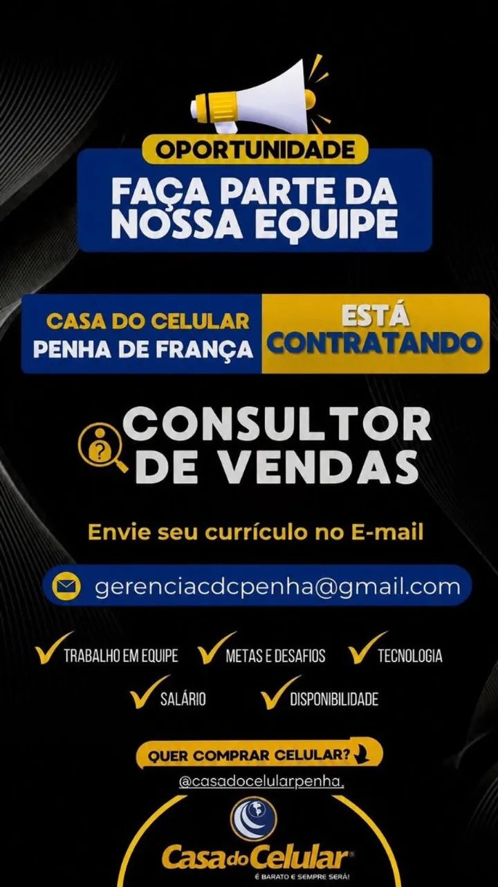 VAGA DE EMPREGO