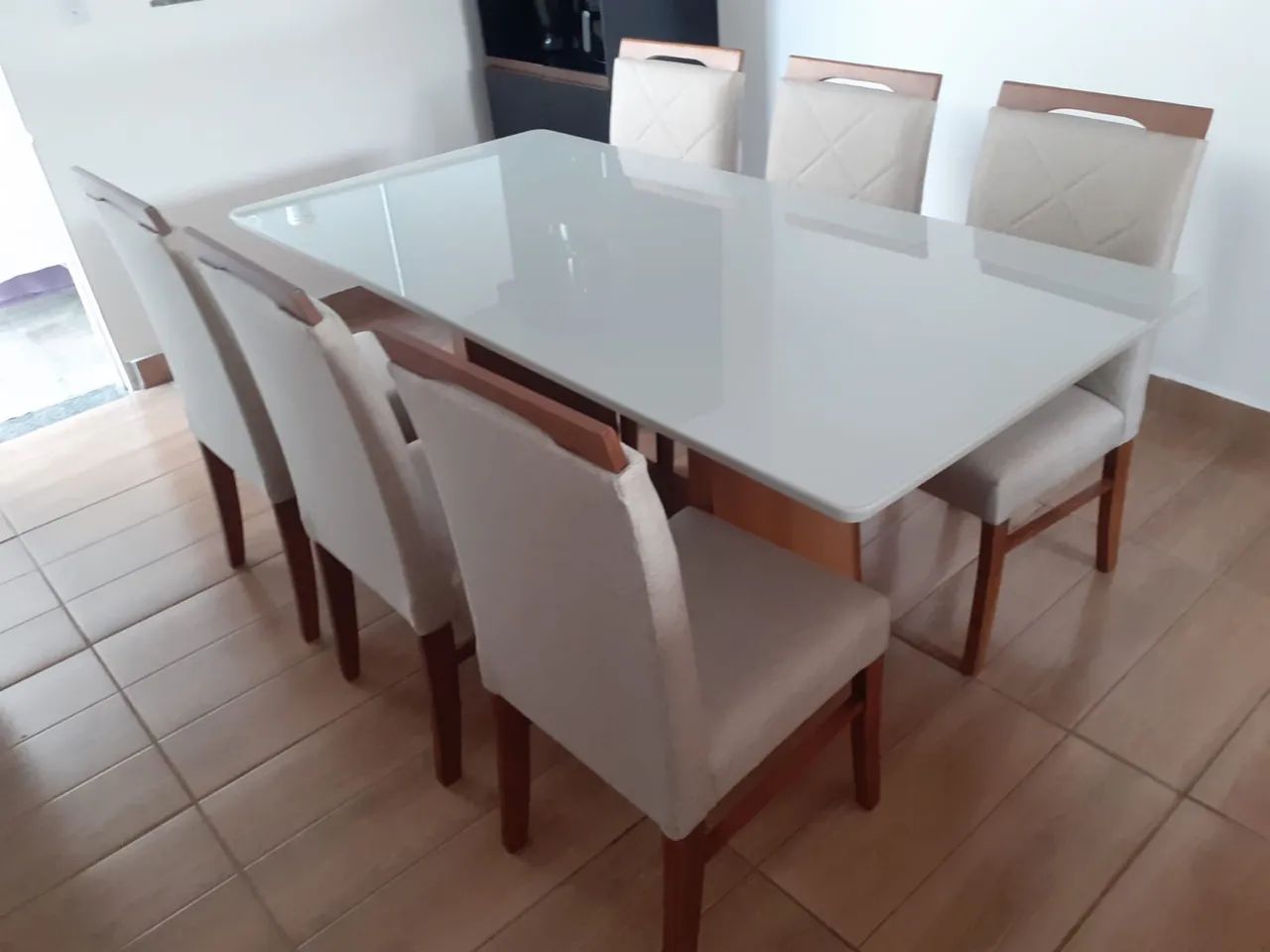 Mesa completa de madeira 