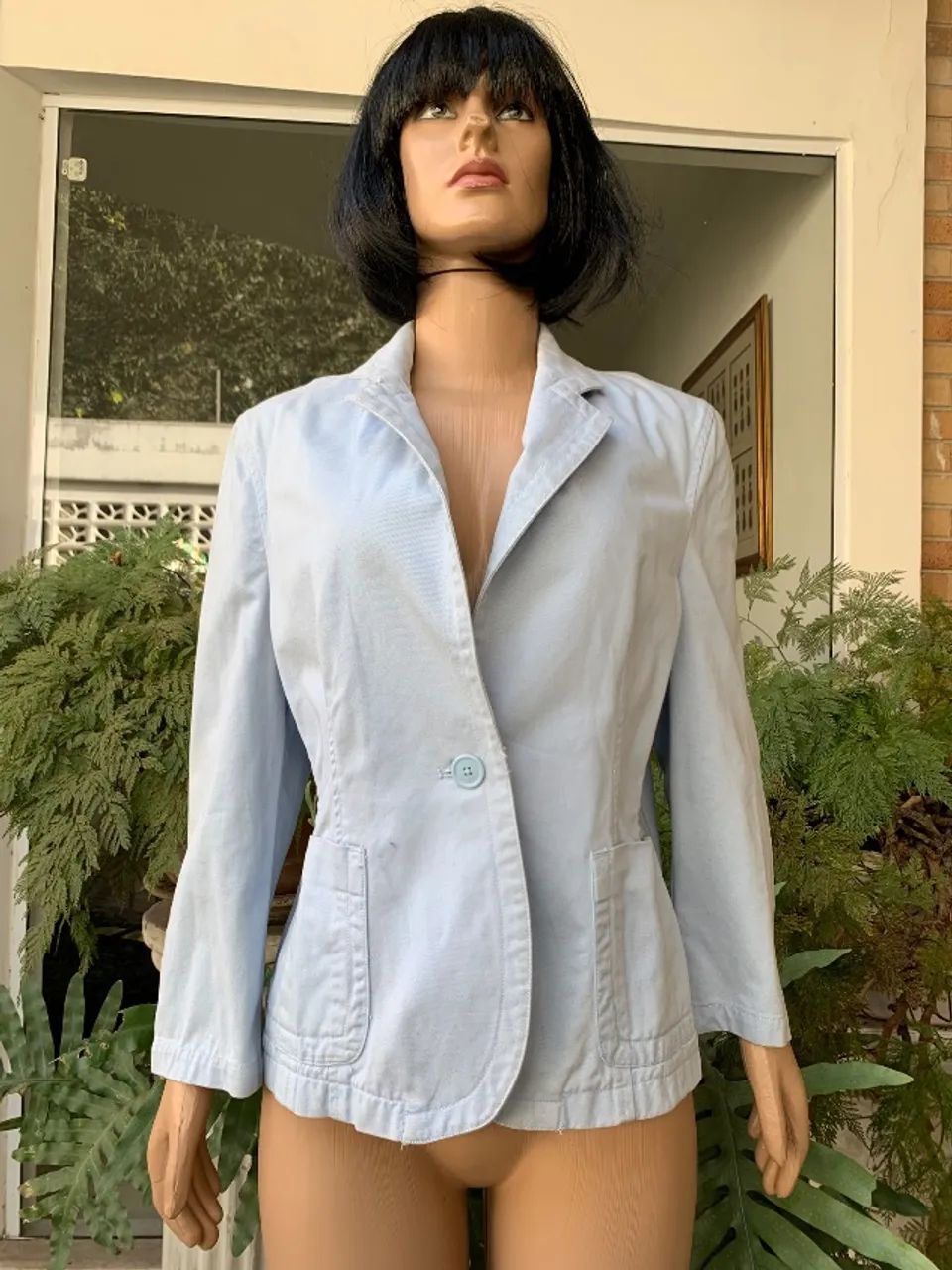 GAP | blazer algodão azul claro XL (GG) - Foto 4