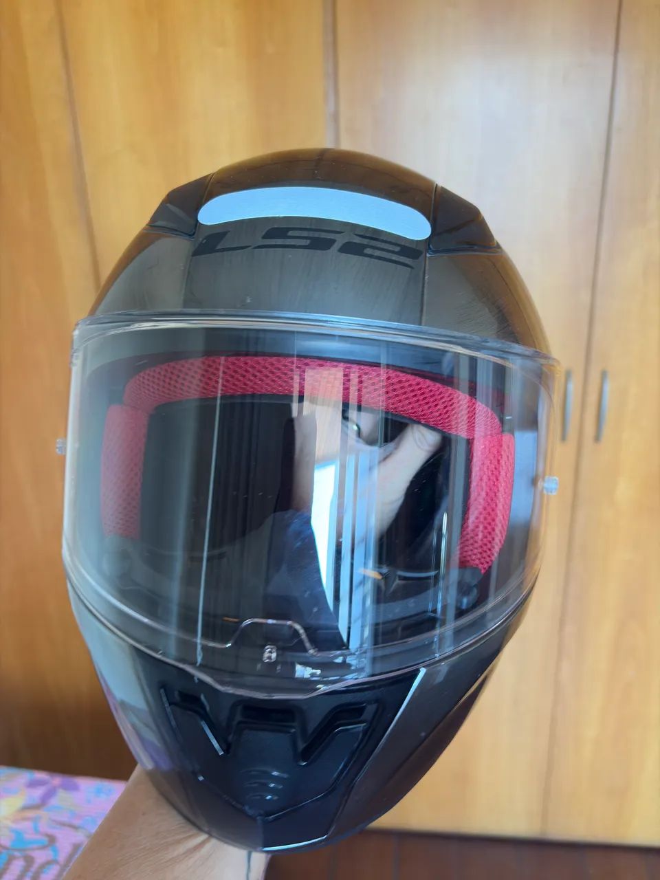 Capacete LS 2 cinza grafite 