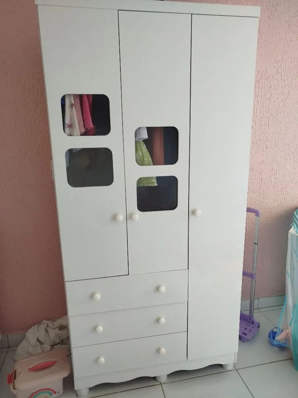 Cômoda e guarda roupa infantil - Foto 2